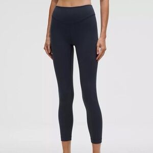 Lululemon Wunder Under SmoothCover High-Rise Tight 25" size 6 in true navy